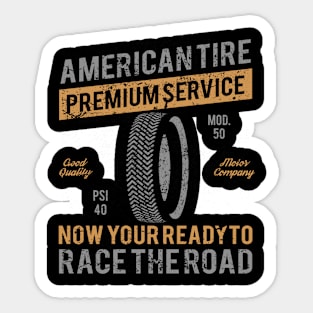 race the road Sticker